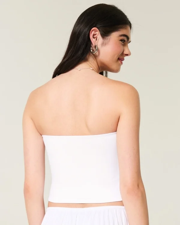 Miękka, elastyczna, bezszwowa bluzka typu tube top Miękka, elastyczna, bezszwowa bluzka typu tube top