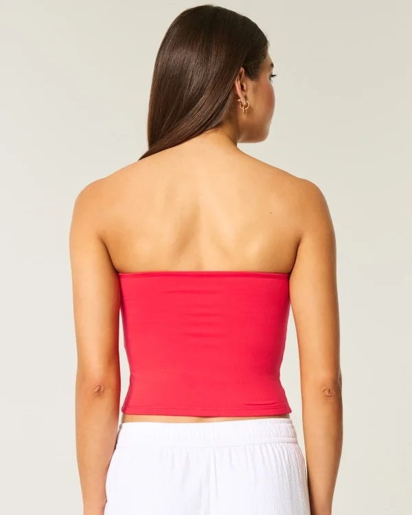Miękka, elastyczna, bezszwowa bluzka typu tube top Miękka, elastyczna, bezszwowa bluzka typu tube top