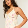 Mini sukienka babydoll z wykończeniem sznurkowym Mini sukienka babydoll z wykończeniem sznurkowym