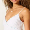 Mini sukienka babydoll z wykończeniem sznurkowym Mini sukienka babydoll z wykończeniem sznurkowym