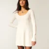 Mini sukienka sweterkowa Babydoll Mini sukienka sweterkowa Babydoll