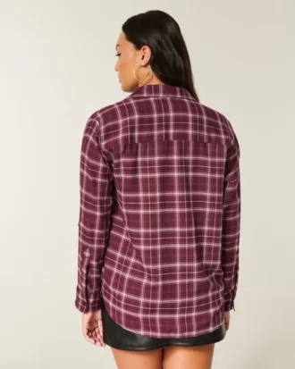 Oversize’owa koszula flanelowa