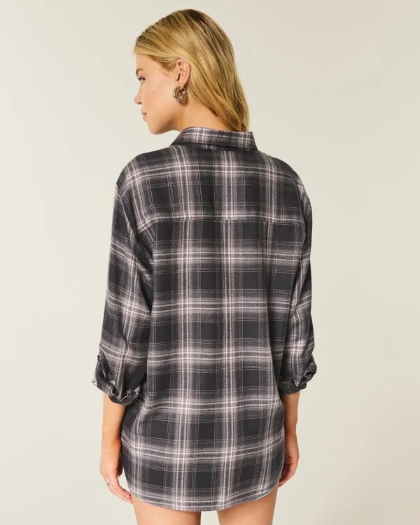 Oversize’owa koszula flanelowa Oversize’owa koszula flanelowa