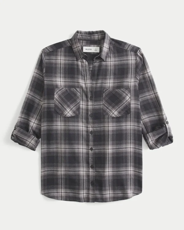 Oversize’owa koszula flanelowa Oversize’owa koszula flanelowa