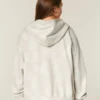 Oversized bluza z kapturem i nadrukiem sarny Oversized bluza z kapturem i nadrukiem sarny