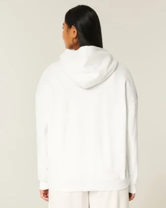 Oversized bluza z kapturem z nadrukiem Class of ’26