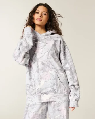 Oversized Camo Hoodie