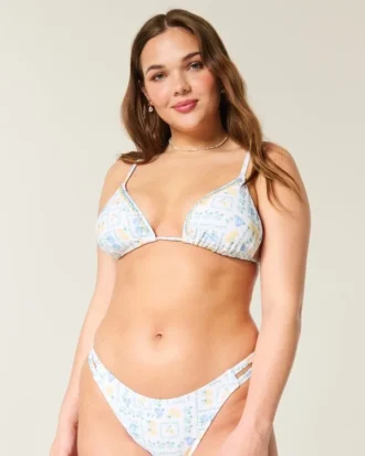 Ozdobny stanik bikini w kształcie trójkąta