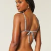 Ozdobny stanik bikini w trójkąty Ozdobny stanik bikini w trójkąty