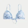 Ozdobny stanik bikini w trójkąty Ozdobny stanik bikini w trójkąty