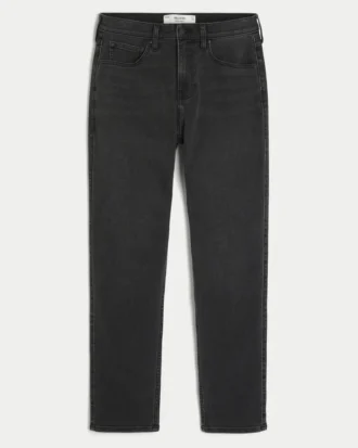 Pranie Czarne jeansy skinny typu athletic