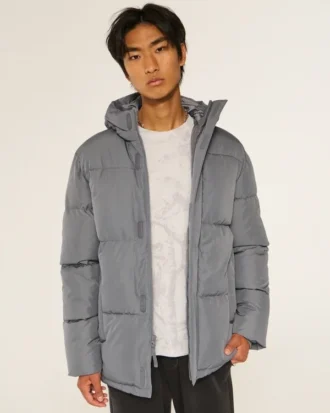 Puchowa kurtka typu parka