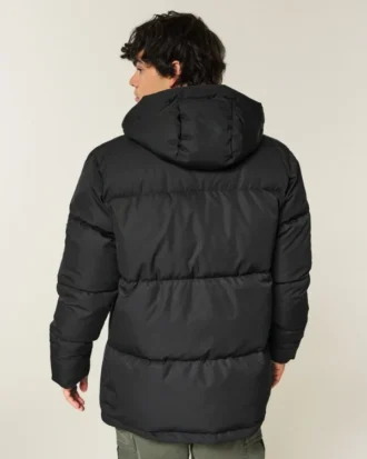 Puchowa kurtka typu parka