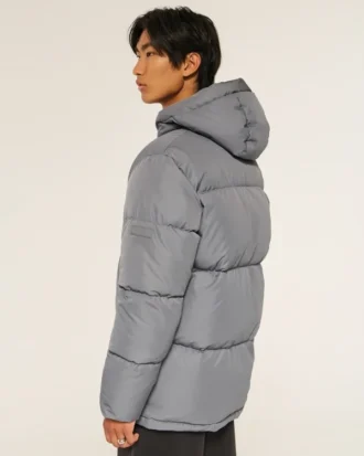 Puchowa kurtka typu parka