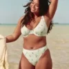 Ribbed High-Leg Cheekiest Bikini Bottom
