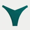 Ribbed High-Leg Cheekiest Bikini Bottom