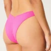 Ribbed High-Leg V-Waist Cheekiest Bikini Bottom