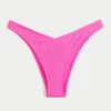 Ribbed High-Leg V-Waist Cheekiest Bikini Bottom