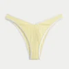 Ribbed High-Leg V-Waist Cheekiest Bikini Bottom