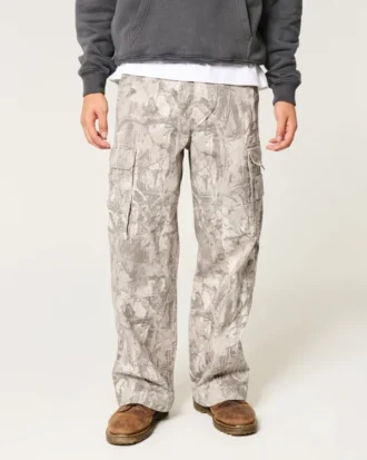 Spodnie cargo Super Baggy Camo