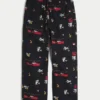 Spodnie piżamowe z flaneli z nadrukiem Tom i Jerry Spodnie piżamowe z flaneli z nadrukiem Tom i Jerry