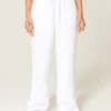 Spodnie typu pull-on z efektem slub Spodnie typu pull-on z efektem slub