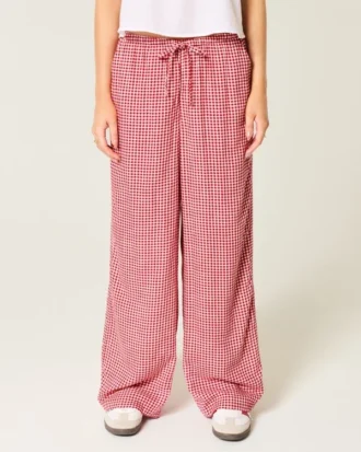 Spodnie typu pull-on z efektem slub