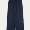 Spodnie typu pull-on z efektem slub