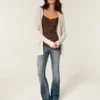 Stitchy Hooded No-Close Cardigan Stitchy Hooded No-Close Cardigan