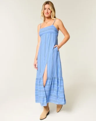 Sukienka babydoll maxi