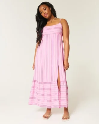 Sukienka babydoll maxi