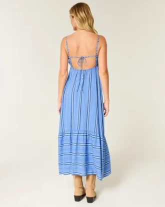 Sukienka babydoll maxi