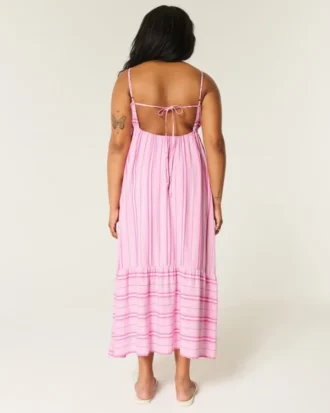 Sukienka babydoll maxi