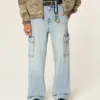 Super luźne jeansy cargo Super luźne jeansy cargo