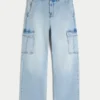 Super luźne jeansy cargo Super luźne jeansy cargo