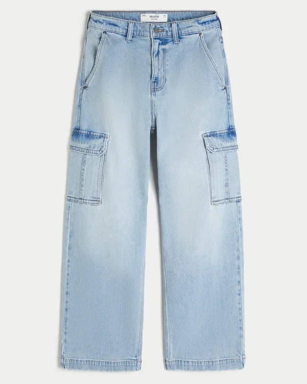 Super luźne jeansy cargo Super luźne jeansy cargo