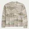 Sweter Boxy Camo Crew Sweter Boxy Camo Crew
