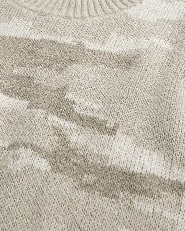 Sweter Boxy Camo Crew Sweter Boxy Camo Crew