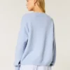 Sweter Hollister Comfy Cloud Oversized V-Neck Sweter Hollister Comfy Cloud Oversized V-Neck