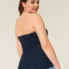 Sweter typu tube top w stylu szydełkowym Sweter typu tube top w stylu szydełkowym