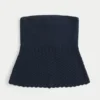 Sweter typu tube top w stylu szydełkowym Sweter typu tube top w stylu szydełkowym