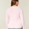 Sweter z dzianiny warkoczowej Sweter z dzianiny warkoczowej