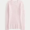 Sweter z dzianiny warkoczowej Sweter z dzianiny warkoczowej