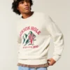 Sweter z nadrukiem Boxy Jackson Hole