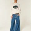 Sweter z nadrukiem Boxy Racing Graphic Crew Sweter z nadrukiem Boxy Racing Graphic Crew
