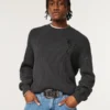 Sweter z nadrukiem Boxy Rose