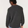 Sweter z nadrukiem Boxy Rose