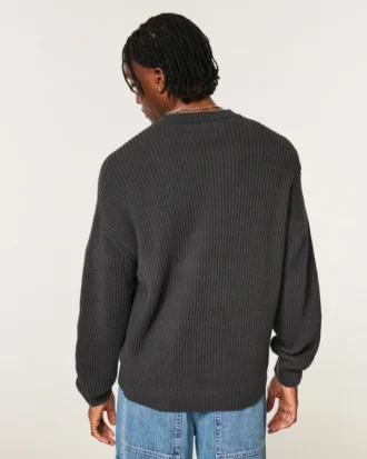 Sweter z nadrukiem Boxy Rose