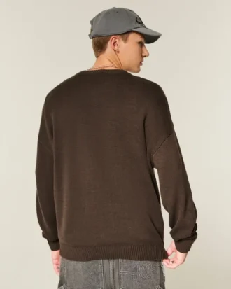 Sweter z nadrukiem Boxy St. Anton Austria