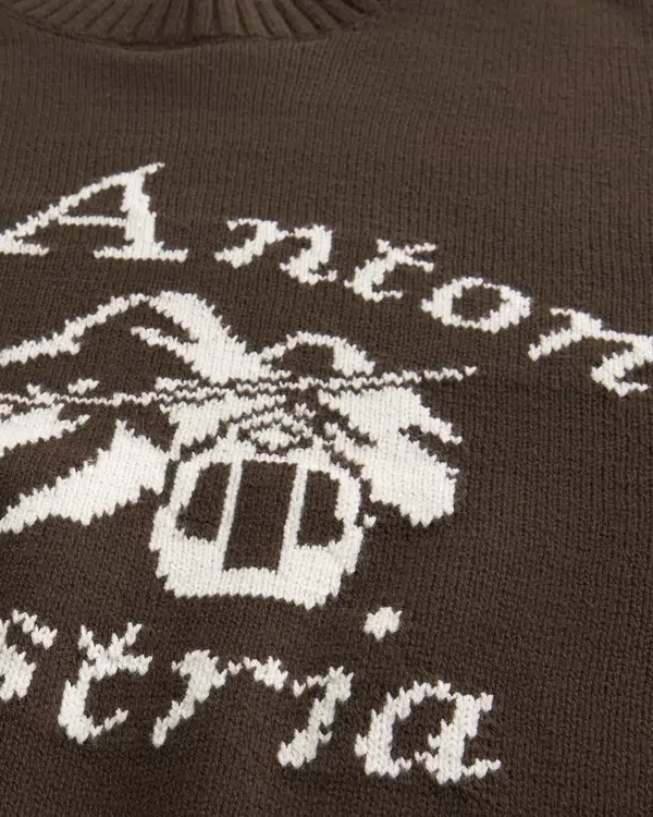 Sweter z nadrukiem Boxy St. Anton Austria Sweter z nadrukiem Boxy St. Anton Austria